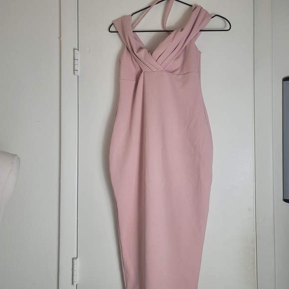 Nookie Athena Off Shoulder Midi Blush - Picture 4 of 6